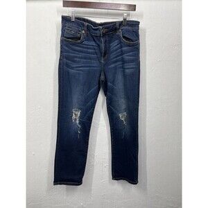 KUT FROM THE CLOTH WOMENS DISTRESSED JEANS SIZE 12 INSEAM 27